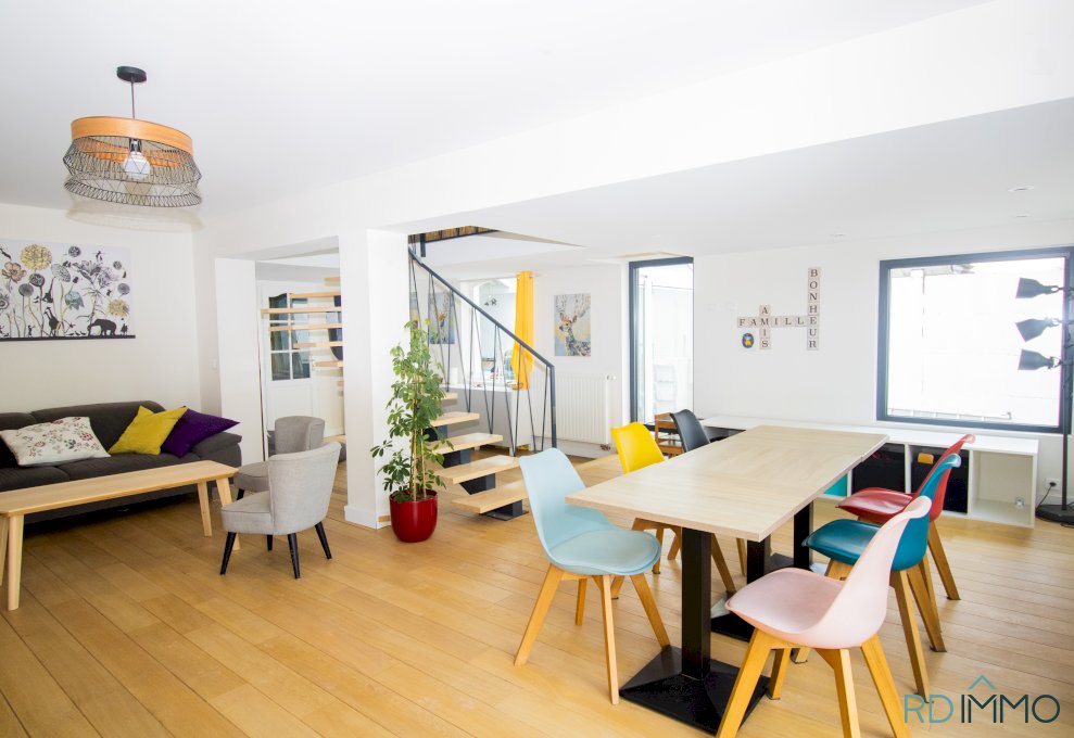 Maison familiale: 4 chambres et jardin sud-ouest