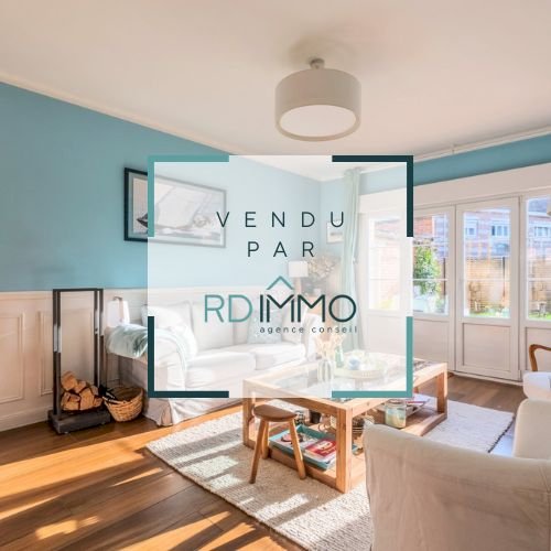 Semi-individuelle : 4 chambres + bureau, Garage et jardin Sud Marcq-en-Baroeul
