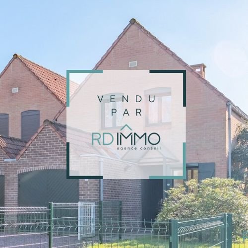 Saint-Vincent: Semi-individuelle sud-ouest, 4 chambres et garage Marcq-en-Baroeul