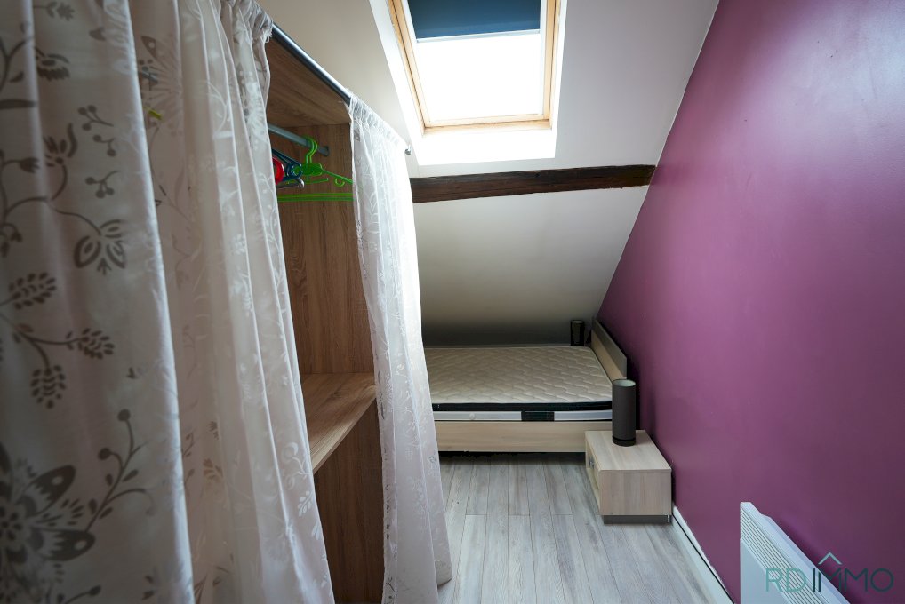 Vente Appartement T2 Tourcoing Centre – Dernier étage, 70 m² au sol, parking sécurisé