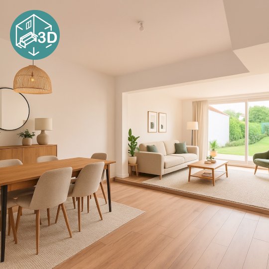 Maison au calme, 4 chambres, jardin exposé sud-ouest Sainghin-en-Weppes