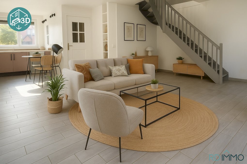 Maison à vendre proche de l’église Saint-Vincent, Calme, jardin, 3 chambres, 80 m²