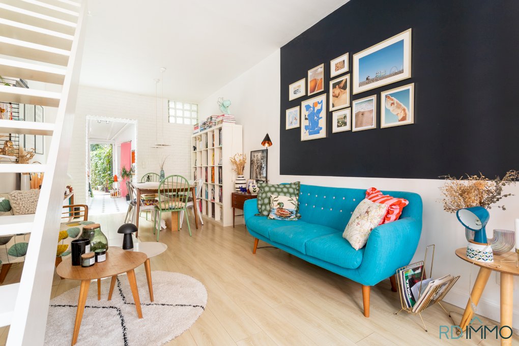 Maison coup de cœur La Madeleine, 2 chambres, bureau, terrasse sud, tram Saint-Maur