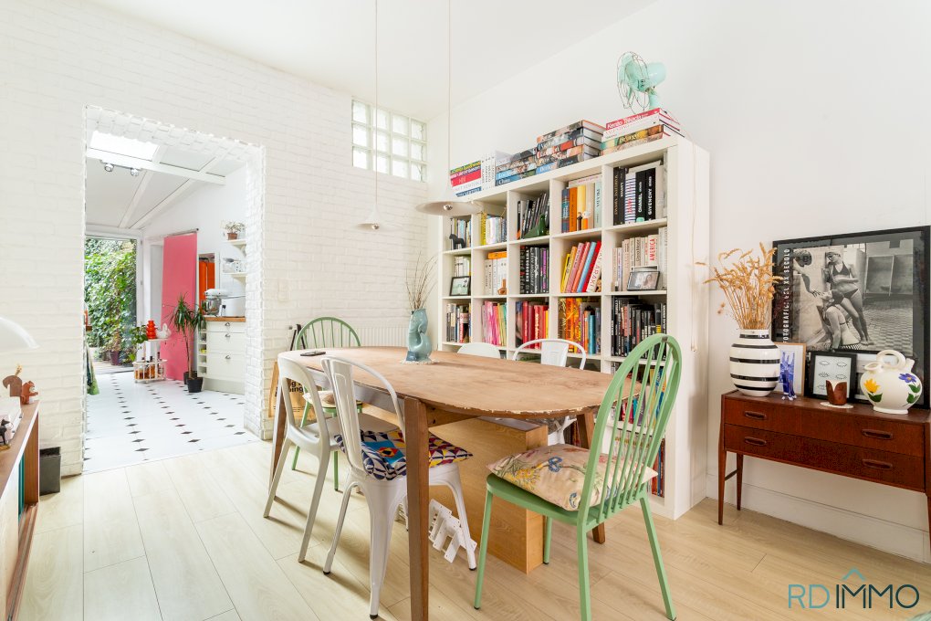 Maison coup de cœur La Madeleine, 2 chambres, bureau, terrasse sud, tram Saint-Maur