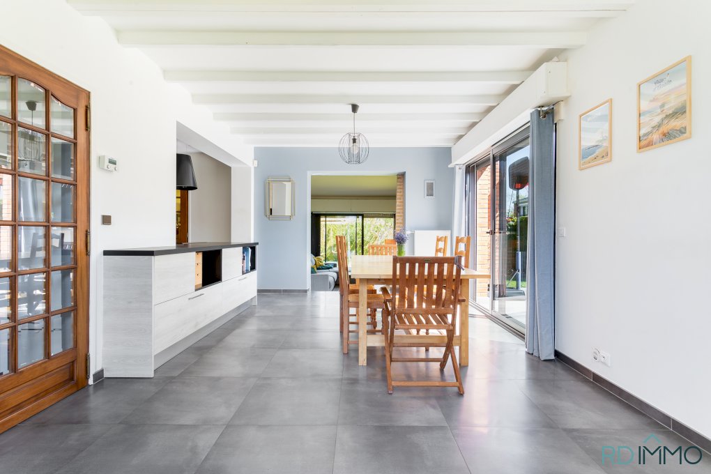 Maison 108 m² 3 chambres jardin garage Villeneuve d’Ascq Flers Bourg Croisure