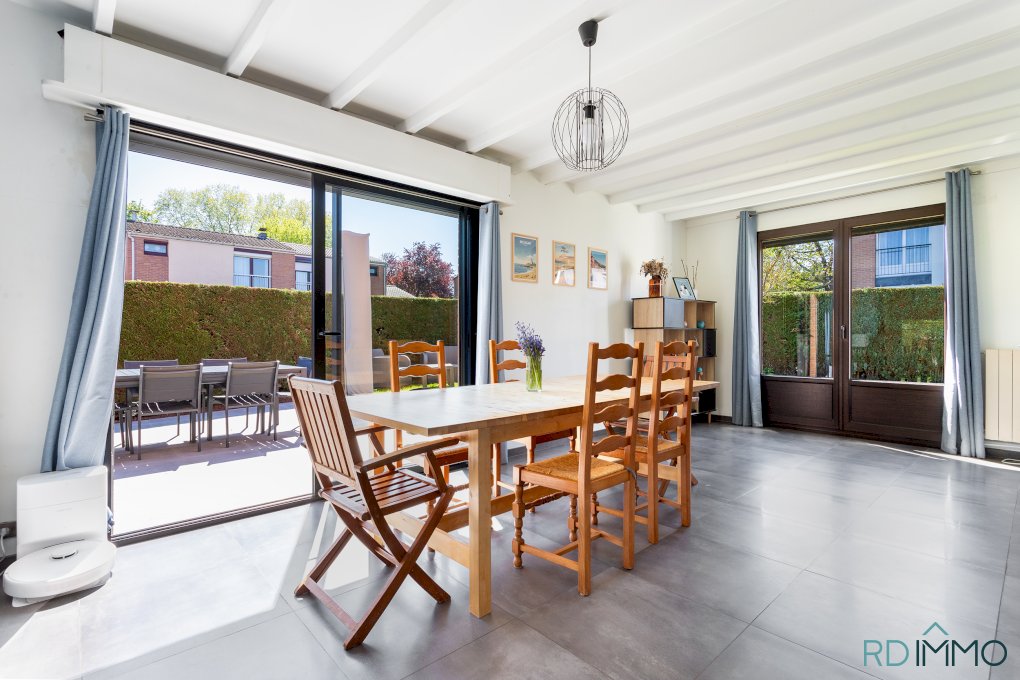 Maison 108 m² 3 chambres jardin garage Villeneuve d’Ascq Flers Bourg Croisure